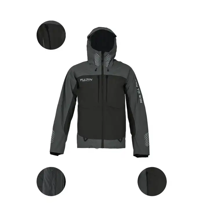 Fujin Bigsea Offshore Jacket Grey Khaki