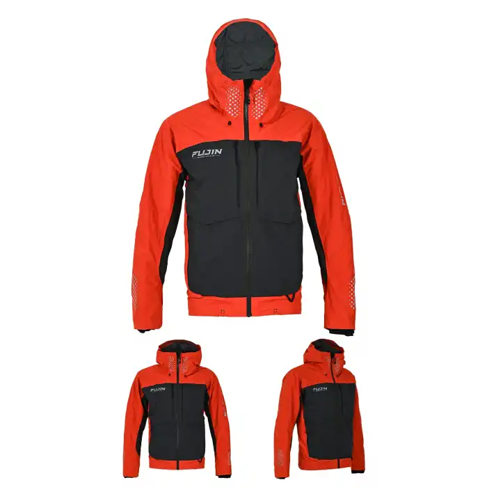 Fujin Bigsea Offshore Jacket Grey Orange