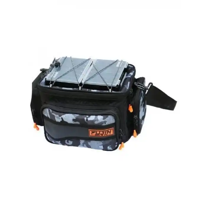 Fujin Black Camo Helper Bag - Balıkçı Çantası