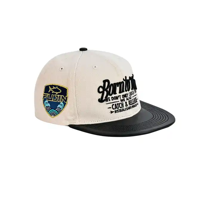 Fujin BTW Leather Visor Şapka Dirty White