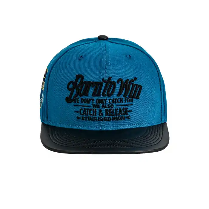 Fujin BTW Leather Visor Şapka Indigo