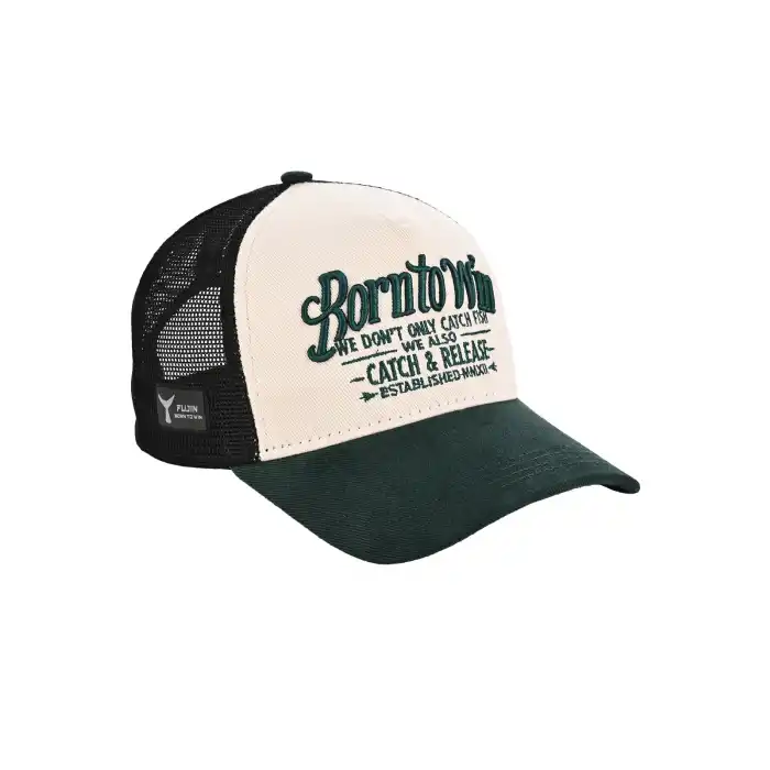 Fujin BTW Trucker Şapka Beige Green