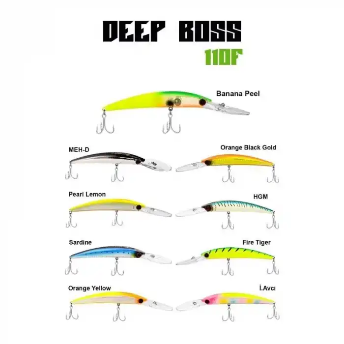 Fujin DeepBoss 110F 16gr Maket Balık