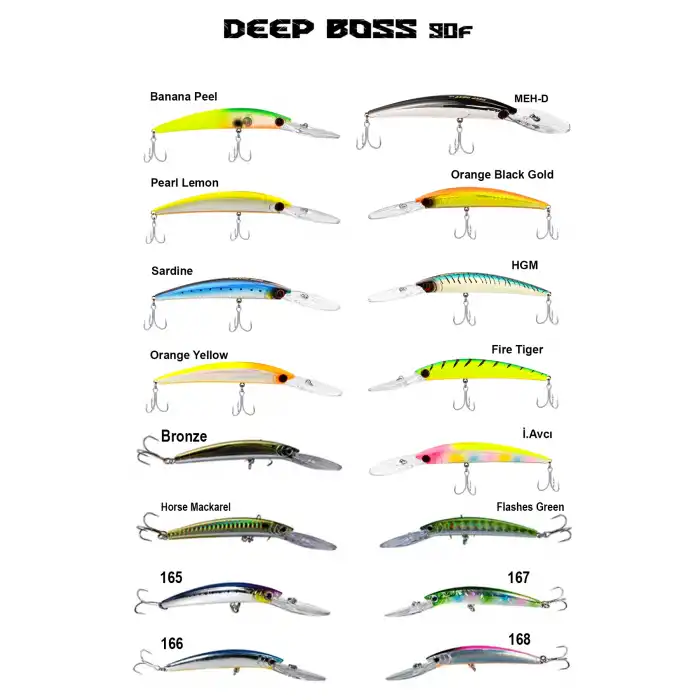 Fujin DeepBoss 90F 9.5gr Maket Balık