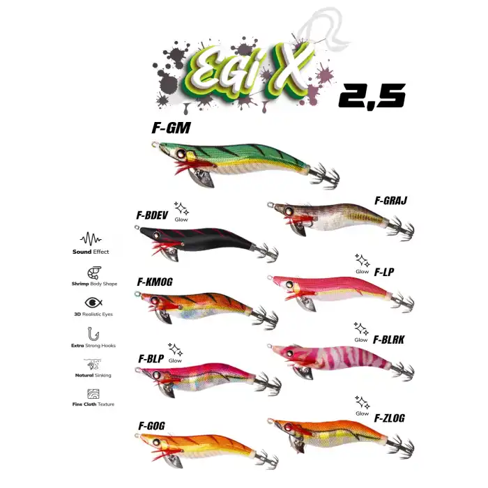 Fujin EgiX 2.5 10gr Kalamar Zokası