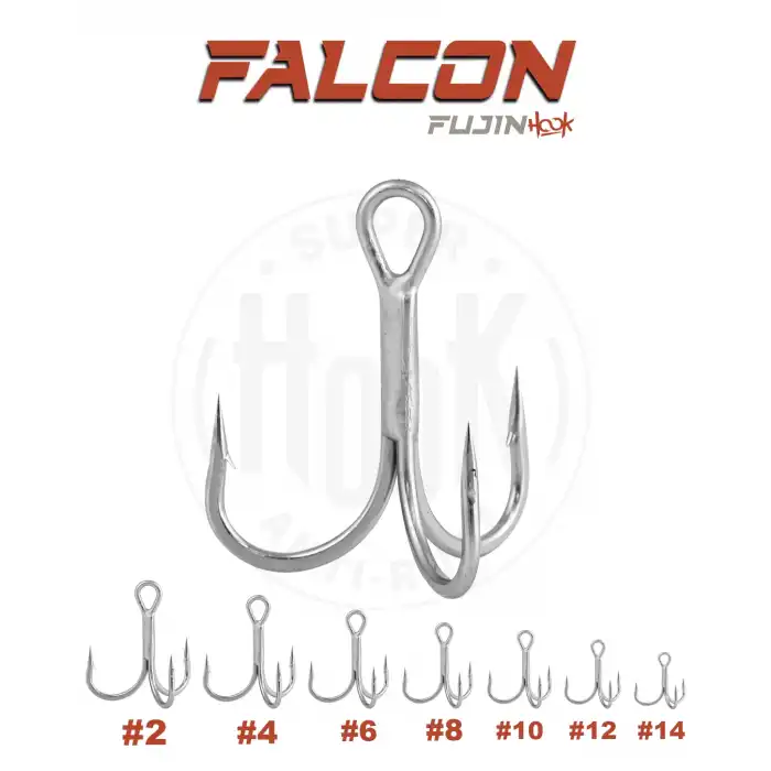 Fujin Falcon Süper Anti-Rust Üçlü Kanca