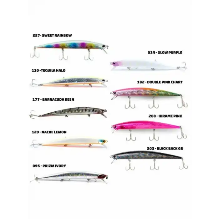 Fujin Flux 140mm 20.6gr Sinking Maket Balık