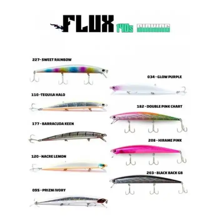 Fujin Flux 140S 140mm 21gr Sinking Maket Balık