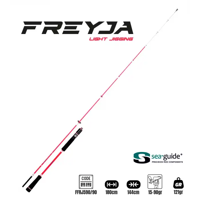 Fujin Freyja Light Jigging 180cm 15-90gr Jig Kamış