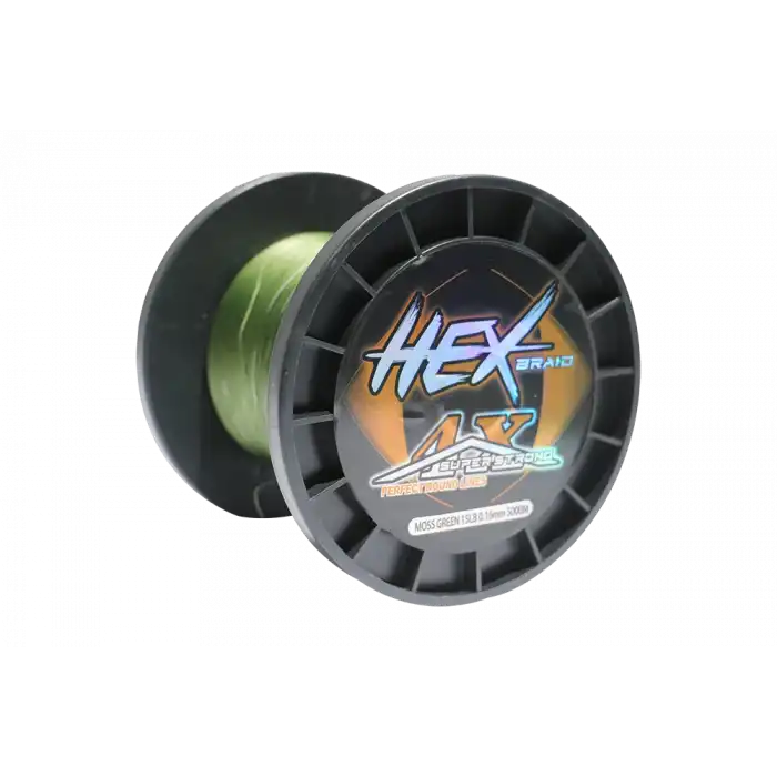 Fujin Hex Braid 4x 5000mt Moss Green PE Bobin İp