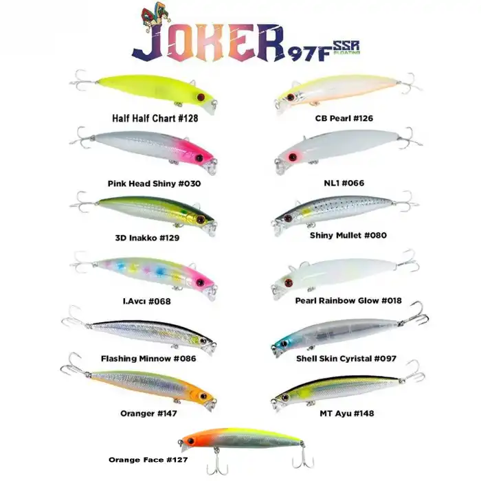 Fujin Joker 97mm 12.6gr SSR Floating Maket Balık