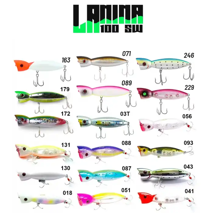 Fujin La-Nina Maket Balık Su Üstü Popper