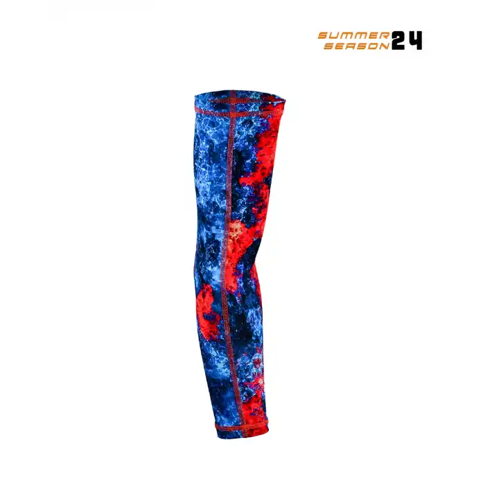 Fujin Pro Angler Arm Sleeve Kolluk Red Reef