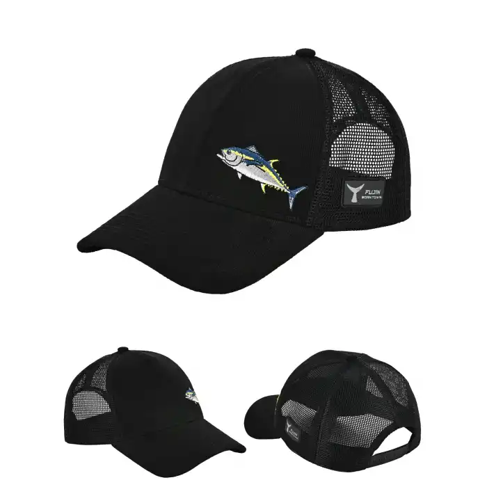 Fujin Pro Angler Black Tuna Şapka