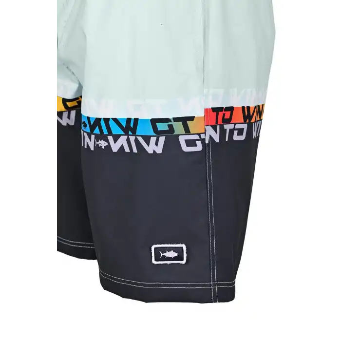 Fujin Pro Angler Board Short Mayo Anthracite Turquoise