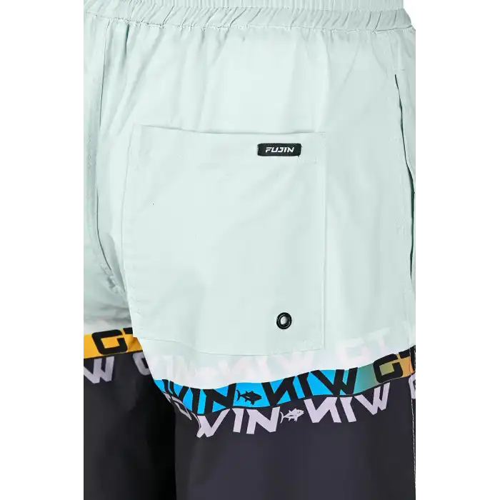 Fujin Pro Angler Board Short Mayo Anthracite Turquoise