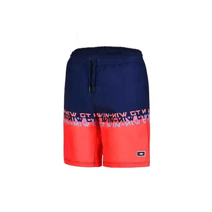 Fujin Pro Angler Board Short Mayo Scarlet Dark Navy
