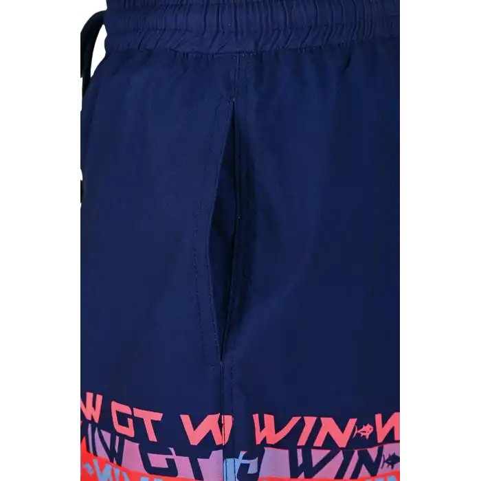 Fujin Pro Angler Board Short Mayo Scarlet Dark Navy