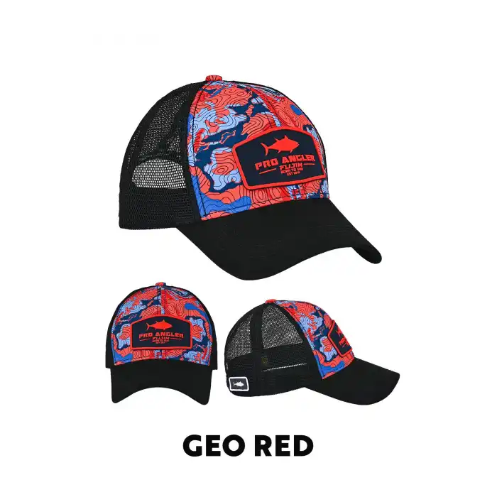 Fujin Pro Angler GEO Red Balıkçı Şapkası