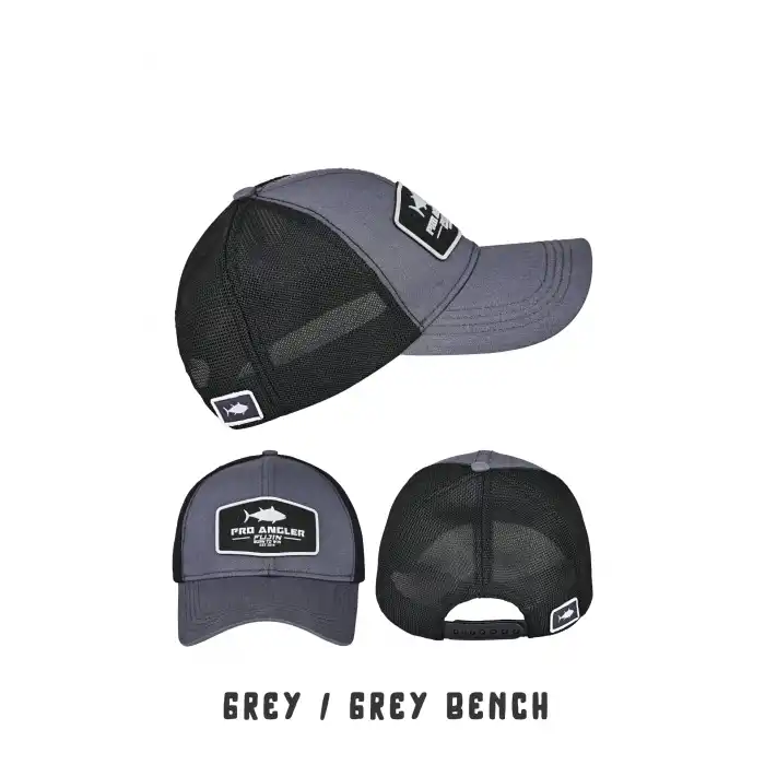 Fujin Pro Angler Grey + Grey Bench Şapka
