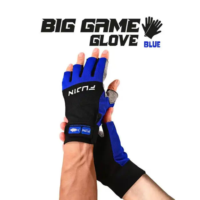 Fujin Pro Angler S24 Big Game Gloves Blue