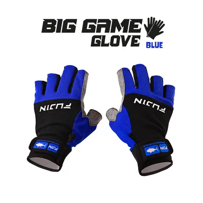 Fujin Pro Angler S24 Big Game Gloves Blue