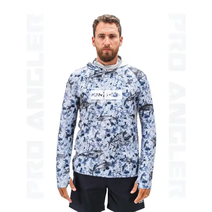 Fujin Pro Angler S24 Buff&Hoodie Black Fish