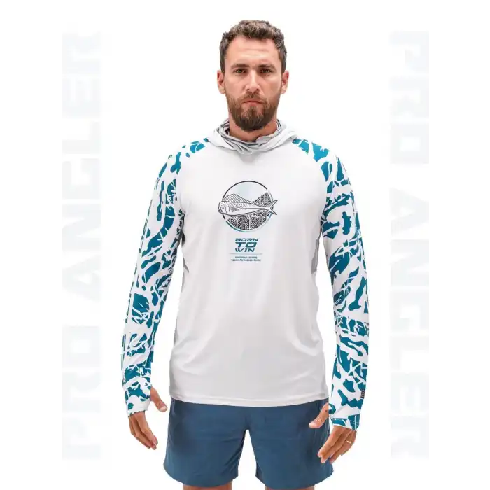 Fujin Pro Angler S24 Buff&Hoodie Lambuka Green #S