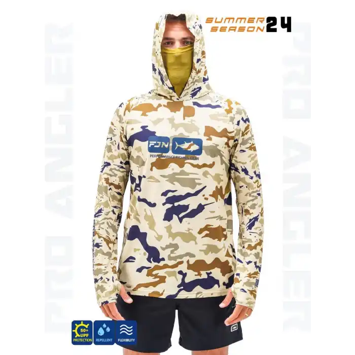 Fujin Pro Angler S24 Buff&Hoodie Natural Camo