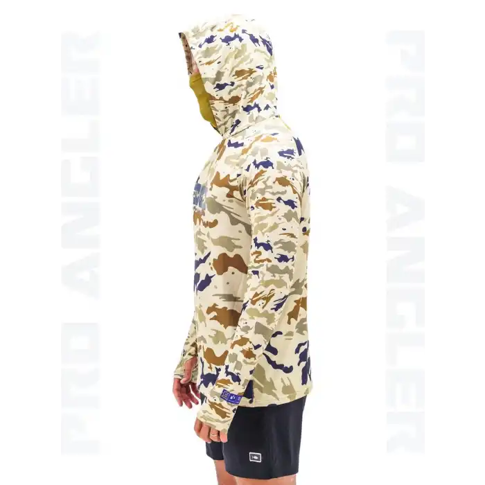 Fujin Pro Angler S24 Buff&Hoodie Natural Camo
