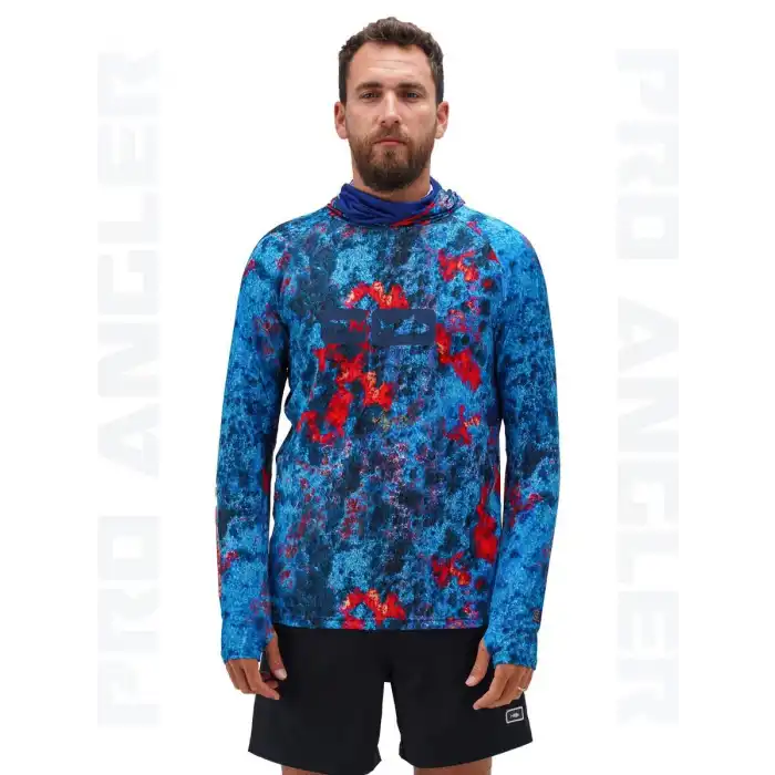 Fujin Pro Angler S24 Buff&Hoodie Red Reef