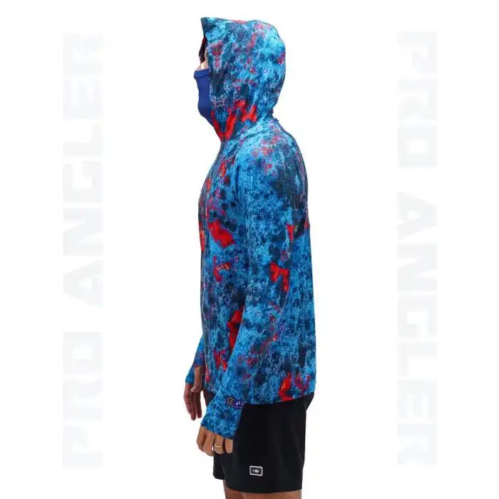 Fujin Pro Angler S24 Buff&Hoodie Red Reef