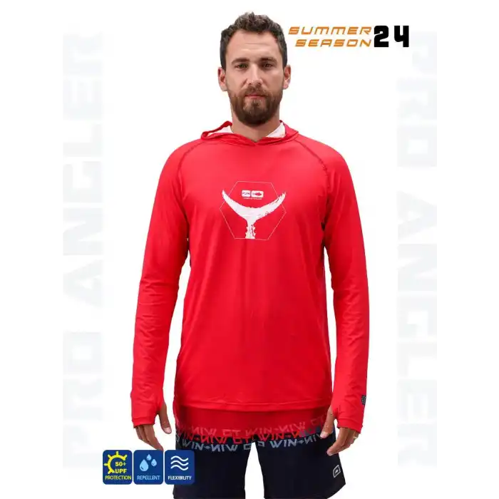 Fujin Pro Angler S24 Hooded Garnet