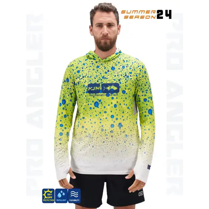 Fujin Pro Angler S24 Hooded Green Ocean