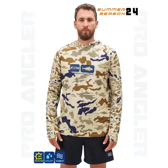 Fujin Pro Angler S24 Hooded Natural Camo