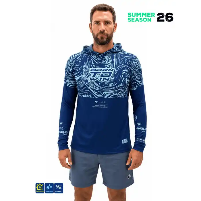 Fujin Pro Angler S26 Hooded Izohips Blue Mint