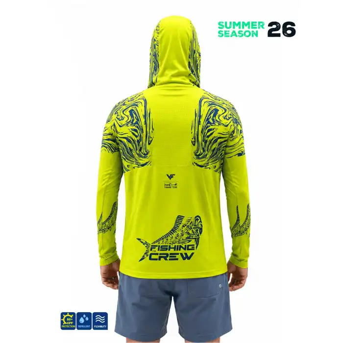 Fujin Pro Angler S26 Hooded Izohips Green Blue