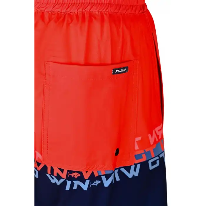 Fujin Pro Angler Short Mayo Scarlet Dark Navy