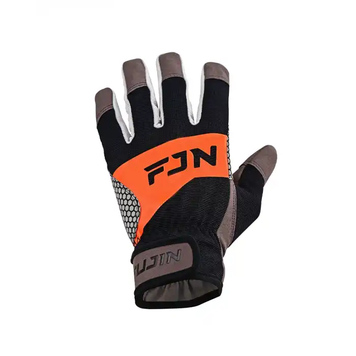 Fujin Pro Angler Trolling Gloves Black