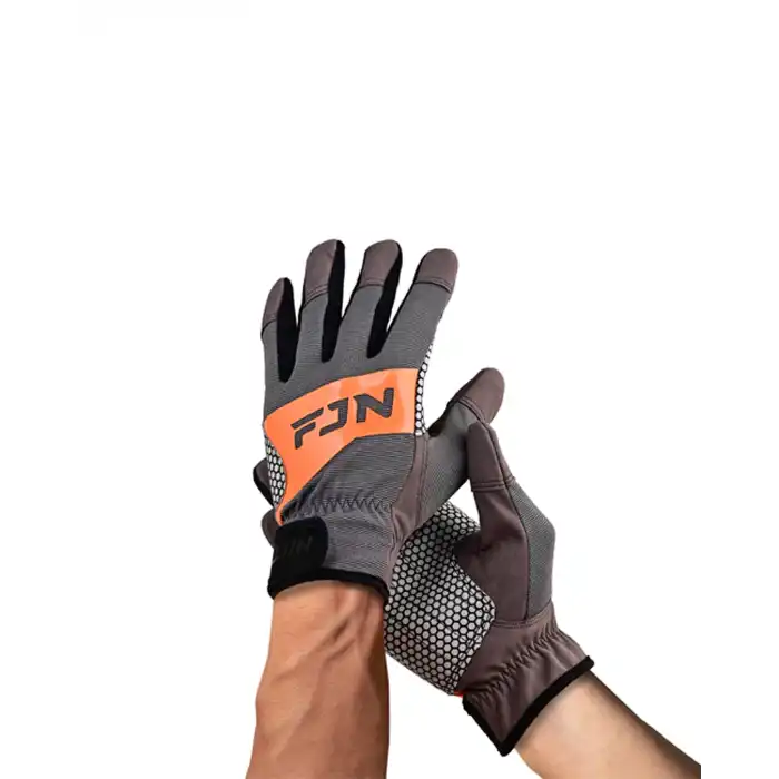 Fujin Pro Angler Trolling Gloves Grey