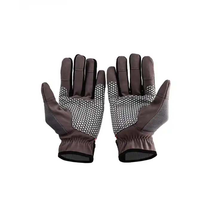 Fujin Pro Angler Trolling Gloves Grey
