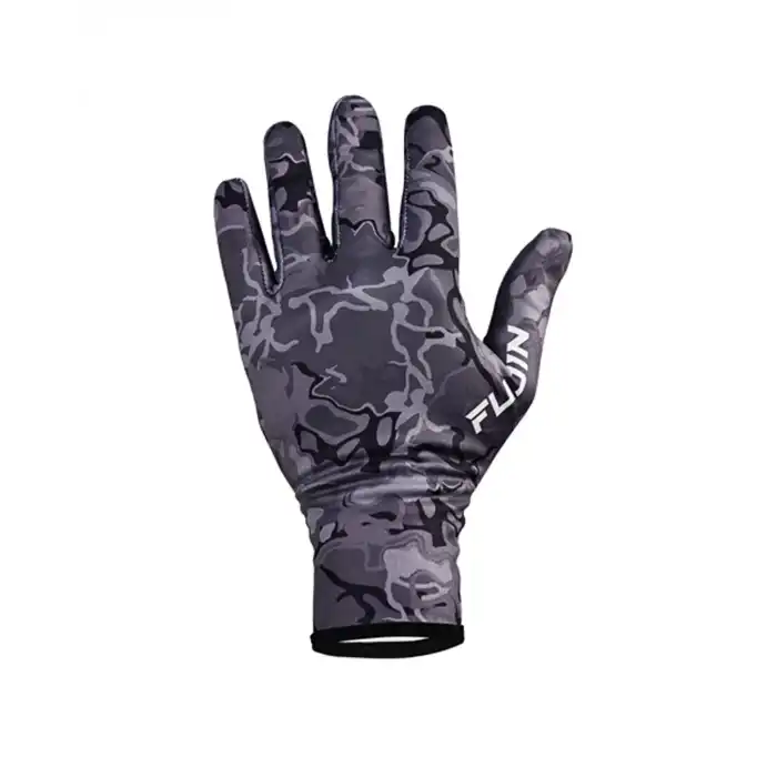 Fujin Pro Angler Winter Gloves Black Camo