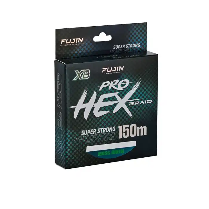 Fujin Pro Hex 8X 150Mt. Moss Green İp Misina