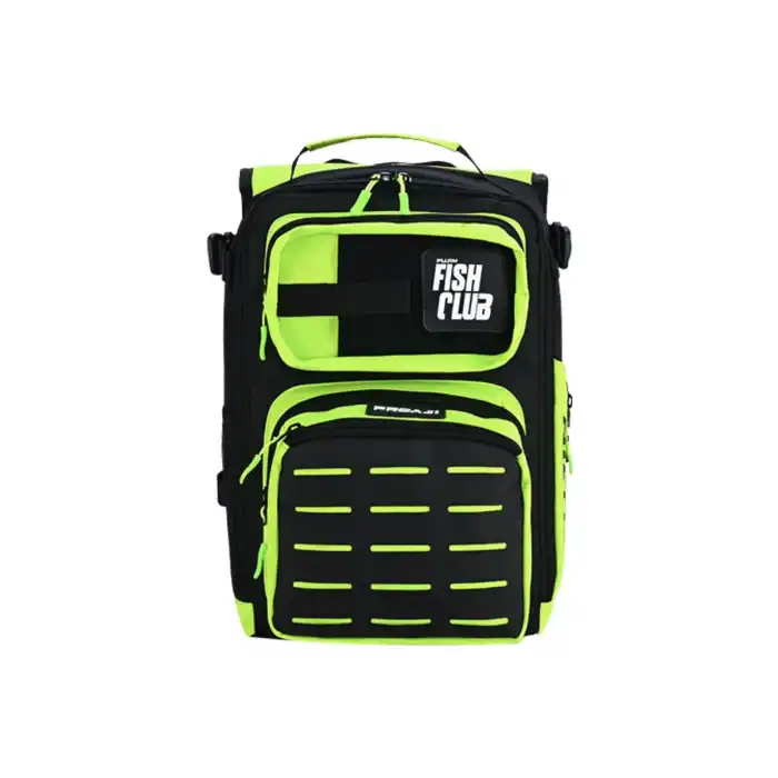 Fujin ProAji Back Pack Black Lime Balıkçı Sırt Çantası