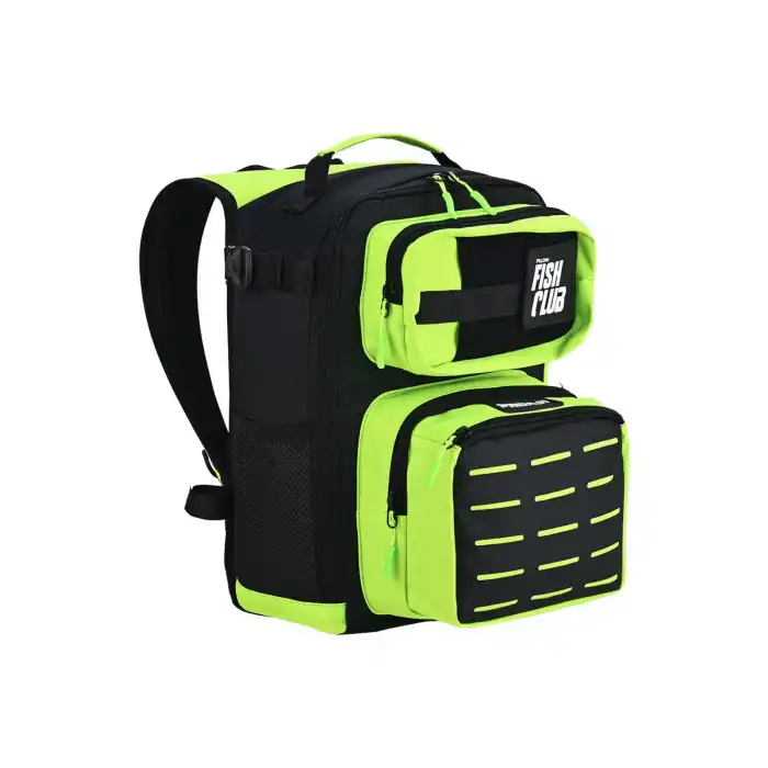 Fujin ProAji Back Pack Black Lime Balıkçı Sırt Çantası