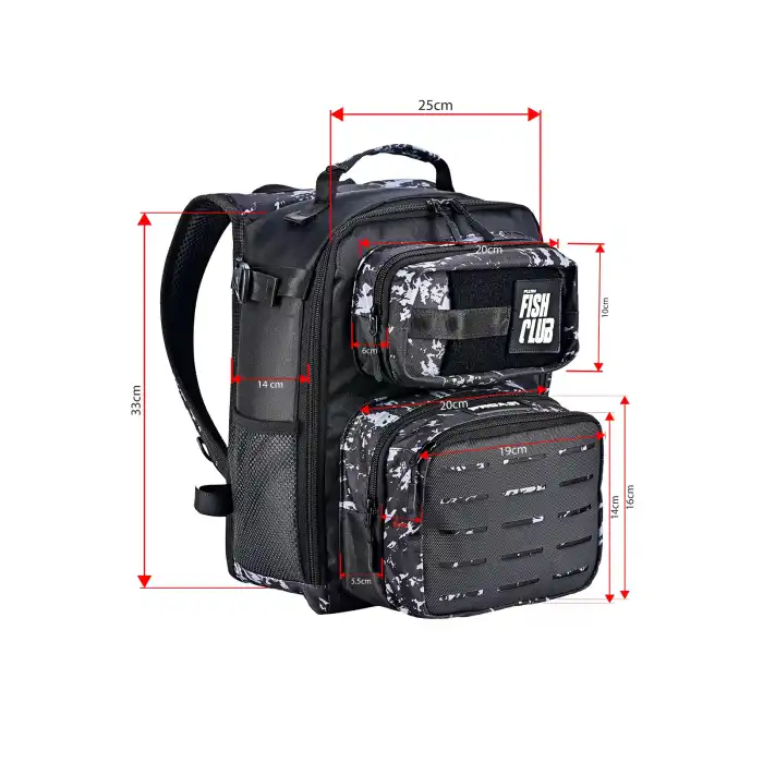 Fujin ProAji Back Pack Brown Camo Balıkçı Sırt Çantası