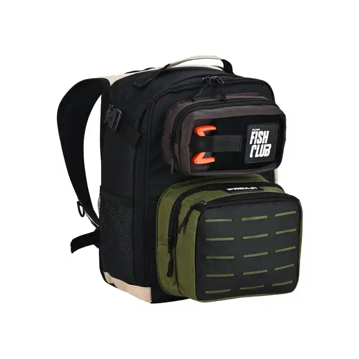 Fujin ProAji Back Pack Green Bej Balıkçı Sırt Çantası