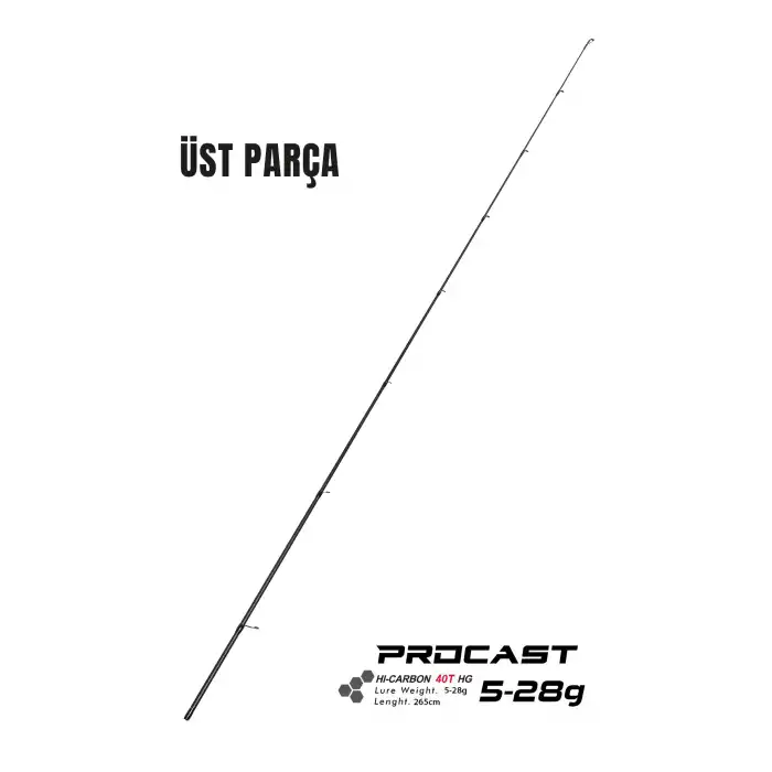 Fujin ProCast 265cm 5-28 gr #1 Üst Parça