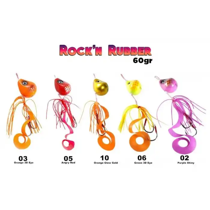 Fujin Rockn Rubber 60gr Tai Rubber Set