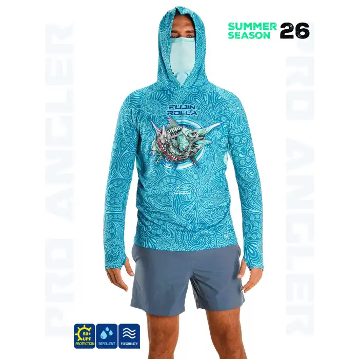 Fujin Rolla S26 Buff&Hoodie Swordfish Mint